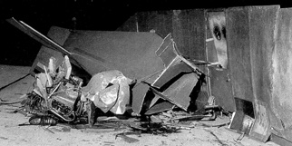 Flugzeugwrack von Werner Haas