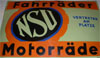 altes NSU Email H�ndlerschild
